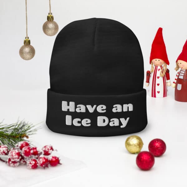 Knit Beanie "Have an Ice Day"