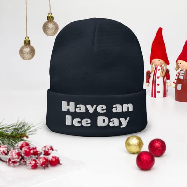 Knit Beanie "Have an Ice Day" - Image 3