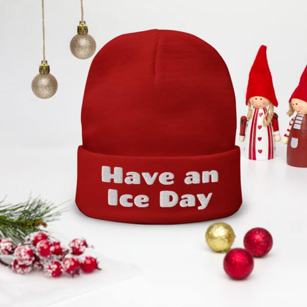 Knit Beanie "Have an Ice Day" - Image 5